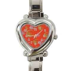 Rounder X Heart Italian Charm Watch by anthromahe