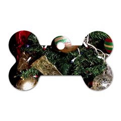 Christmas Tree  1 19 Dog Tag Bone (two Sides) by bestdesignintheworld