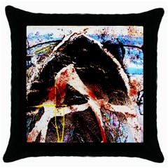 Egg In The Duck 4 Throw Pillow Case (black) by bestdesignintheworld