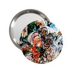 Lilies In A Vase 1 2 2 25  Handbag Mirrors by bestdesignintheworld