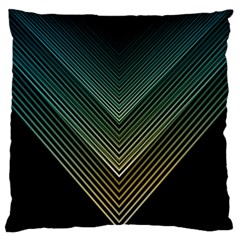 Abstract Colorful Geometric Lines Pattern Background Standard Flano Cushion Case (two Sides)