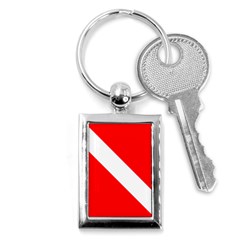 Diving Flag Key Chain (rectangle) by FlagGallery