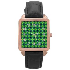 Df Pintonido Rose Gold Leather Watch  by deformigo