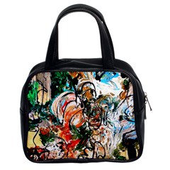 Lilies In A Vase 1 2 Classic Handbag (two Sides) by bestdesignintheworld