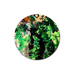 Plants 1 1 Rubber Coaster (round)  by bestdesignintheworld