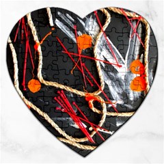 Collage 1 1 Jigsaw Puzzle (heart) by bestdesignintheworld