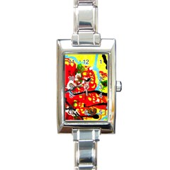 Hot 1 1 Rectangle Italian Charm Watch by bestdesignintheworld