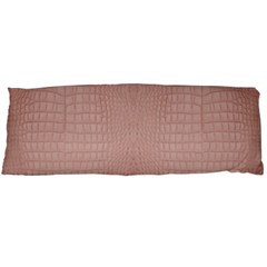 Pink Alligator Print Body Pillow Case (dakimakura)