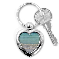 Minty Ocean Key Chain (heart) by TheLazyPineapple