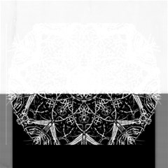 Black And White Pattern Rectangular Jigsaw Puzzl by Sobalvarro