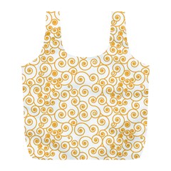 Spiral Pattern Fractal Texture Full Print Recycle Bag (l) by Wegoenart