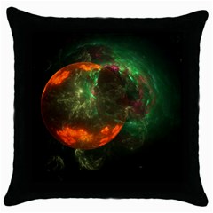 Space Cosmos Galaxy Universe Sky Throw Pillow Case (black) by Wegoenart