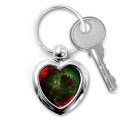 Space Cosmos Galaxy Universe Sky Key Chain (heart)