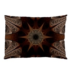 Fractal Abstract Star Pattern Pillow Case by Wegoenart