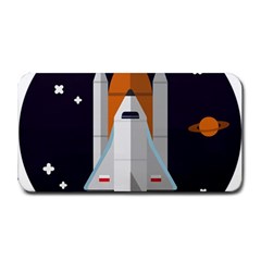 Rocket Space Universe Spaceship Medium Bar Mats by Wegoenart