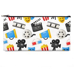 Cinema Icons Pattern Seamless Signs Symbols Collection Icon Pencil Cases