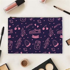 Various Cute Girly Stuff Seamless Pattern Cosmetic Bag (large) by Nexatart