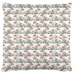 Photo Illustration Floral Motif Striped Design Standard Flano Cushion Case (Two Sides) Front