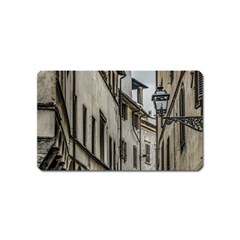 Houses At Historic Center Of Florence, Italy Magnet (name Card)