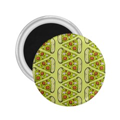 Pizza Fast Food Pattern Seamles Design Background 2 25  Magnets by Vaneshart