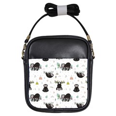 Cute Sloths Girls Sling Bag by Sobalvarro