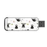 Cute sloths Portable USB Flash (Two Sides) Front