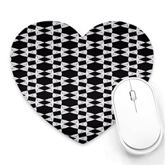 Geometric Heart Mousepads