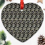 Digital Mandale Heart Ornament (Two Sides) Front