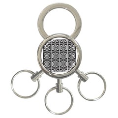 Optical Illusion 3-ring Key Chain by Sparkle