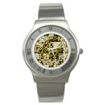 Random Design Stainless Steel Watch Front