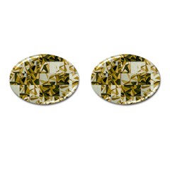 Array Random Gold Cufflinks (oval) by Sparkle