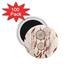 Coloured Dreamcatcher Background 1.75  Magnets (100 pack)  Front