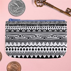 Boho Style Pattern Large Coin Purse by Wegoenart