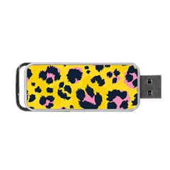 Leopard Print Seamless Pattern Portable Usb Flash (one Side) by Wegoenart