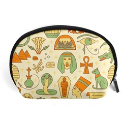 Egypt Seamless Pattern Accessory Pouch (large) by Wegoenart