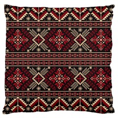 Ukrainian Folk Seamless Pattern Ornament Large Cushion Case (two Sides) by Wegoenart