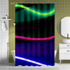 Neon Wonder Shower Curtain 48  X 72  (small)  by essentialimage