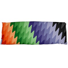 Zigzag Waves Body Pillow Case (dakimakura) by Sparkle