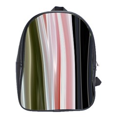 Satin Strips School Bag (xl) by Sparkle