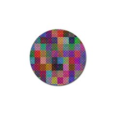 Random Colors Hexagon Golf Ball Marker (4 Pack) by Sparkle