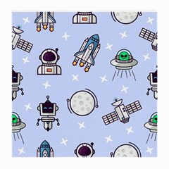 Seamless Pattern With Space Theme Medium Glasses Cloth by Vaneshart