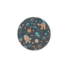 Space Seamless Pattern Golf Ball Marker (10 Pack) by Vaneshart