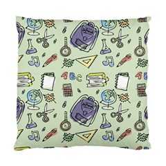 Hand Drawn Pattern School Standard Cushion Case (two Sides) by Vaneshart