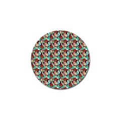 Swimmer 20s Blue Golf Ball Marker (4 Pack) by snowwhitegirl