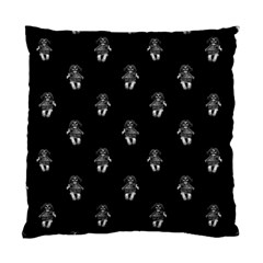 Creepy Skull Doll Motif Print Pattern Standard Cushion Case (two Sides) by dflcprintsclothing