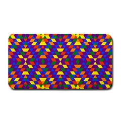 Gay Pride Geometric Diamond Pattern Medium Bar Mats by VernenInk