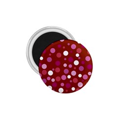 Lesbian Pride Flag Scattered Polka Dots 1 75  Magnets by VernenInk