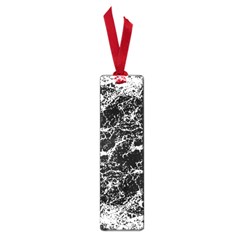 Black And White Abstract Textured Print Small Book Marks by dflcprintsclothing