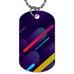 Colorful-abstract-background Dog Tag (two Sides)