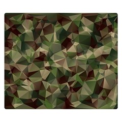 Abstract Vector Military Camouflage Background Double Sided Flano Blanket (small)  by Vaneshart